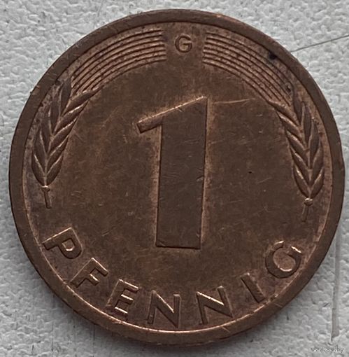 Германия 1 пфенниг 1991 г. G