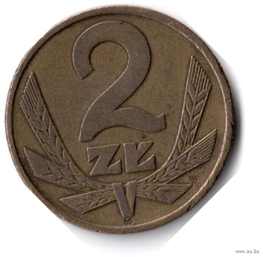 Польша. 2 злотых. 1976 г.