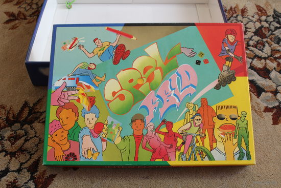 Немецкая редкая настольная игра "inter nationes spel feld"+ пазлы из 90-х