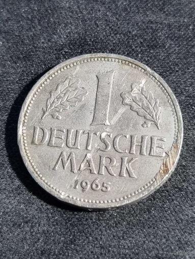 Германия (ФРГ) 1 марка 1965 D