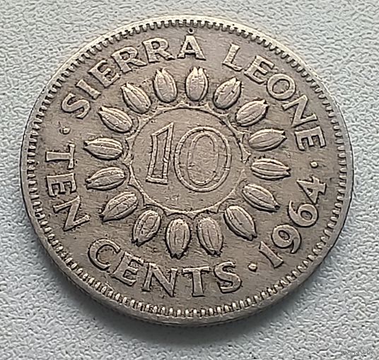 Сьерра-Леоне 10 Центов, 1964  5-12-7