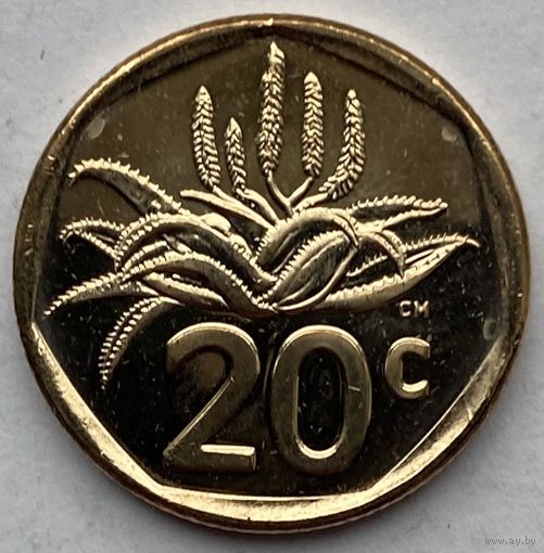 ЮАР 20 центов 2023 г.
