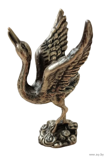 Статуэтка Журавль Бронза