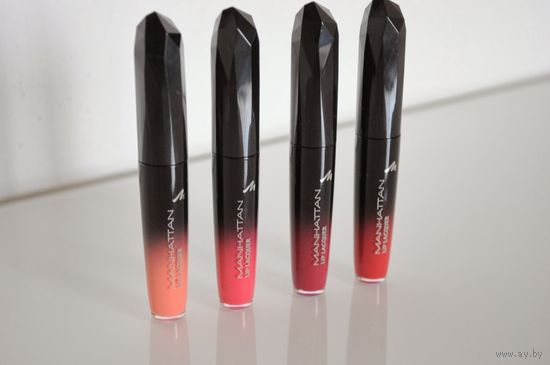 Лаковая ПОМАДА/ЛАК для губ Manhattan Lip Lacquer 5 оттенков