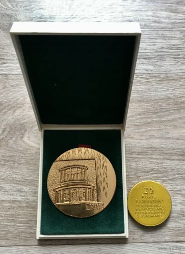 ДВЕ НАСТОЛЬНЫЕ ПАМЯТНЫЕ МЕДАЛИ КИЕВ и ЧЕРНИГОВ