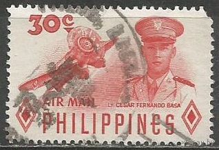 Филиппины. Сезар Баса. Пилот. 1955г. Mi#598.