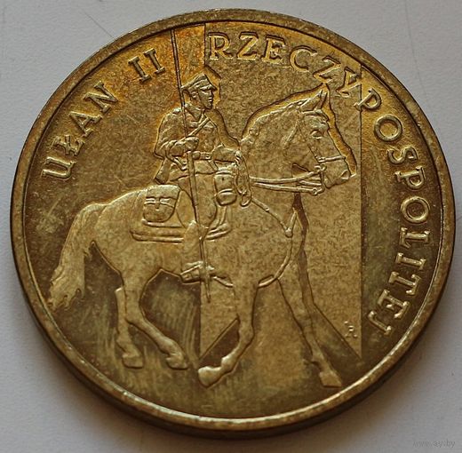 Польша 2 злотых 2011 год "История польской кавалерии - Улан 2ой Республики"