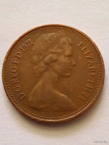 Великобритания.1/2 пенни 1971 г.(2)