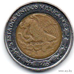 МЕКСИКАНСКИЕ СОЕДИНЁННЫЕ ШТАТЫ. 1 ПЕСО 2008. БИМЕТАЛЛ