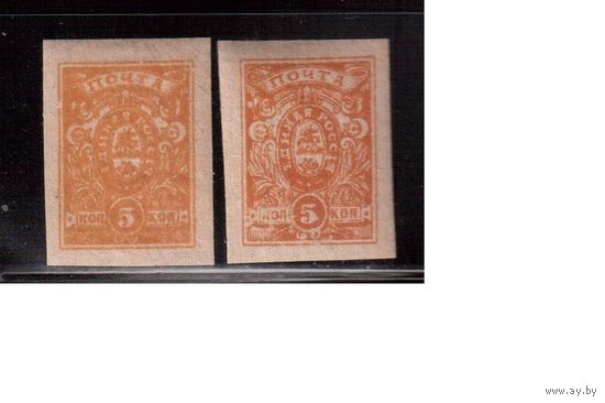 Россия-1919 (Сол.1) **/* ,  Гражданская война, Деникин, оттенки