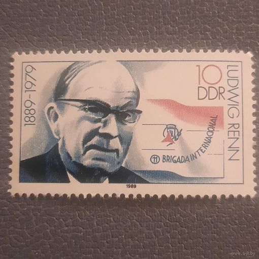 ГДР 1989. Ludwig Renn 1889-1979