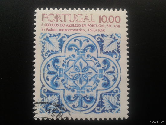 Португалия, 1982. 500 лет азулежу в Португалии