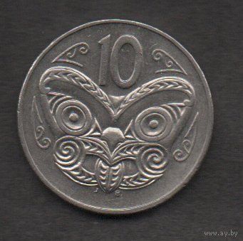 Новая Зеландия 10 центов 1987