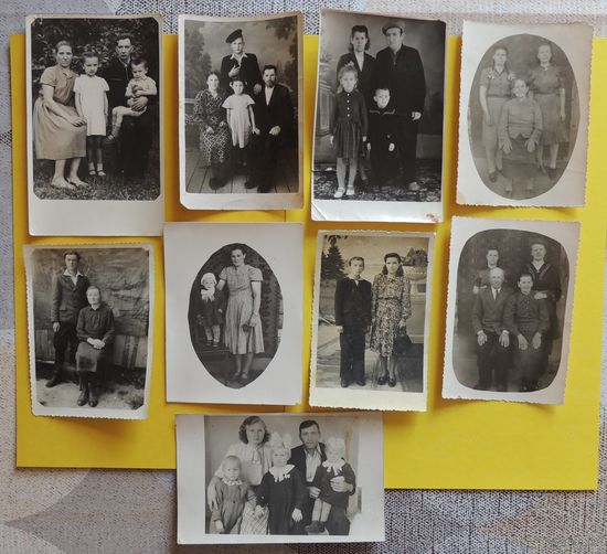 Фото "Семейные пары", 1950-е гг. Цена за единицу