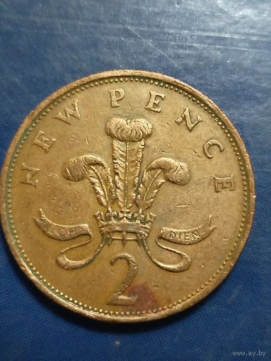Великобритания 2 пенса 1975