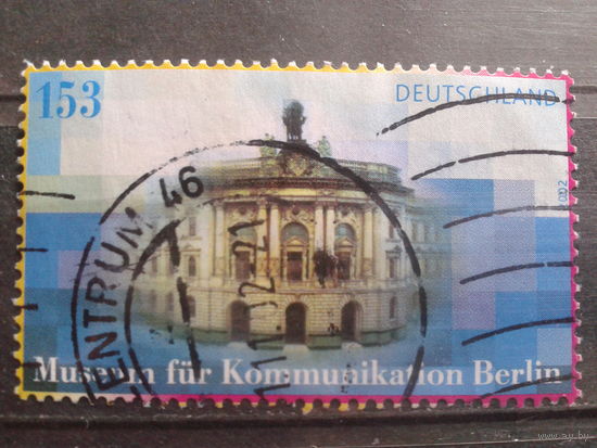 Германия 2002 музей связи Михель-3,0 евро гаш.