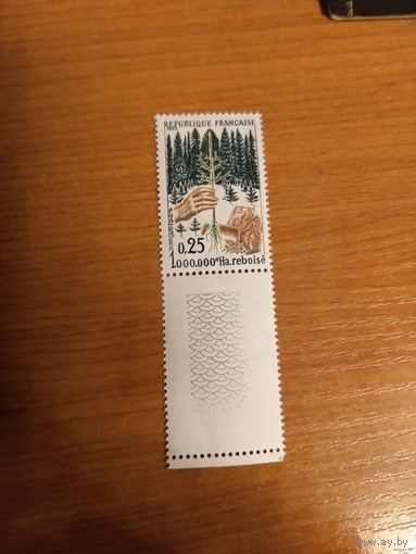 1965 Франция флора с купоном выпускалась одиночкой чистая клей MNH** (5-3)