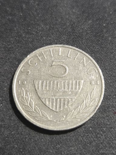 Австрия 5 шиллингов 1983
