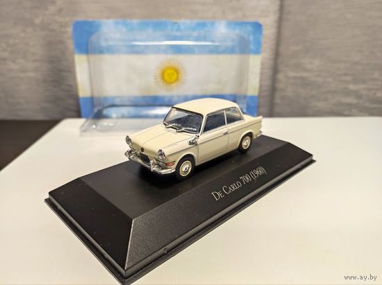 BMW 700 De Carlo 1:43 Altaya машинка металлическая модель автомобиля коллекционная бмв