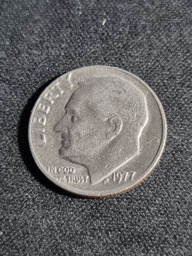 США 10 центов 1977