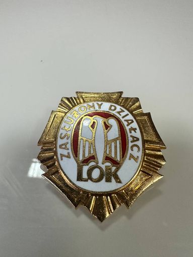 Редкий нагрудный знак медаль Польша. Много Лотов с рубля