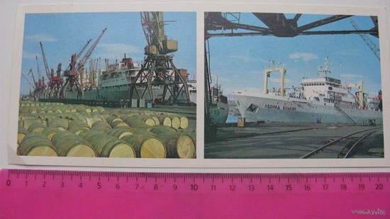 Морской рыбный порт 1981  г. Мурманск