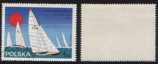 Польша (Mi)PL1592 (Яхты) 1965 год 4 zl группа класса Star (a1-03 ТОРГ/ВАША ЦЕНА