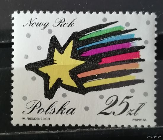 Польша 1986 Новый год