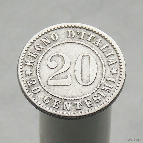 Италия 20 чентезимо  1894