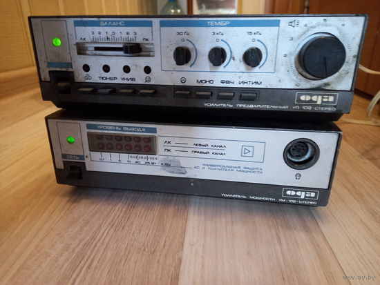 Усилитель мощности и предусилитель ОДА УМ-102 и УП-102
