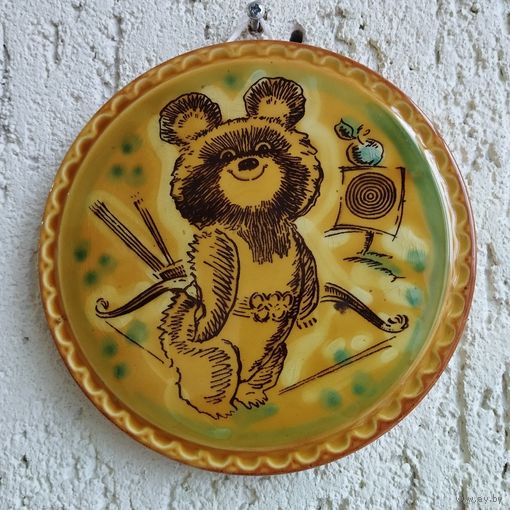 Панно Олимпийский Мишка, Конакова