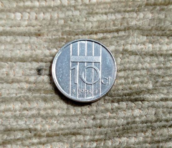 Werty71 Нидерланды 10 центов 1998