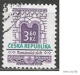 Чешская Республика. Дверь в Романском стиле. 1995г. Mi#95.