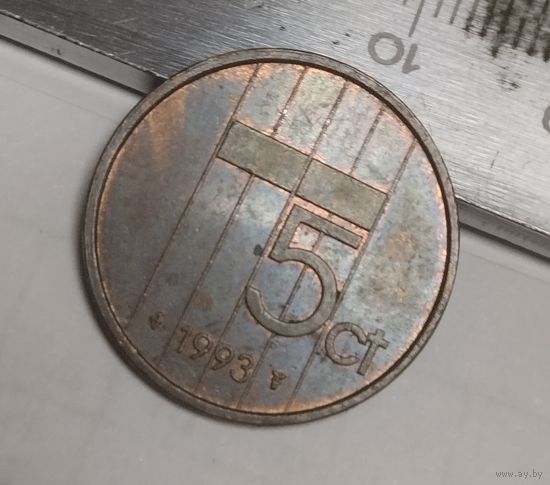 Нидерланды 5 центов, 1993