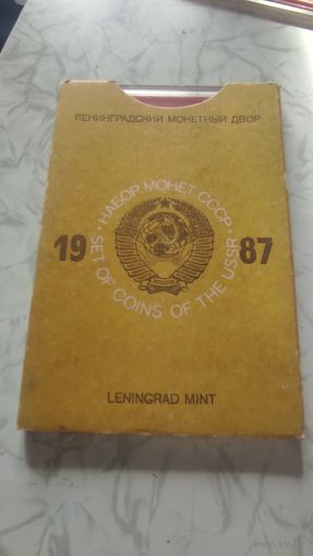 Набор монет ЛМД 1987.