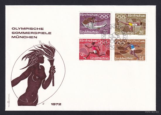 7.Lih. Лихтенштейн. КПД. 1972 г. Полная серия. 8 шт. Mi.##566-578.