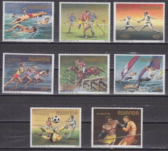 Руанда. 1984. Спорт. Олимпийские игры. Лос-Анджеле 84
