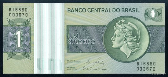 Бразилия 1 крузейро 1980 г. P191Ac. UNC
