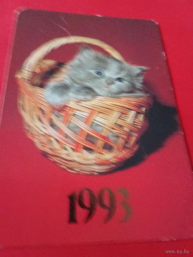 Календарик 1993г.