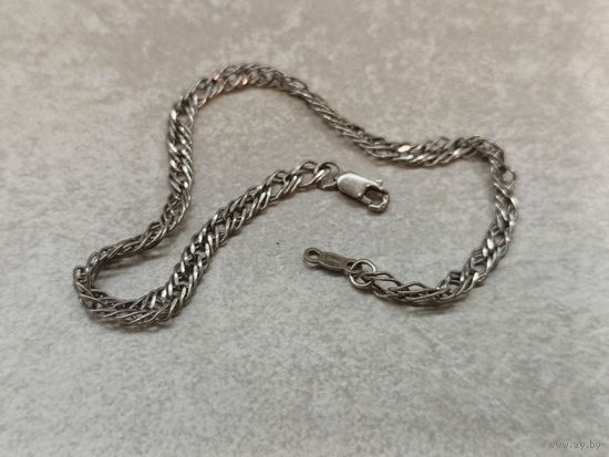 Браслет серебро 925. 19см. С 1 рубля!