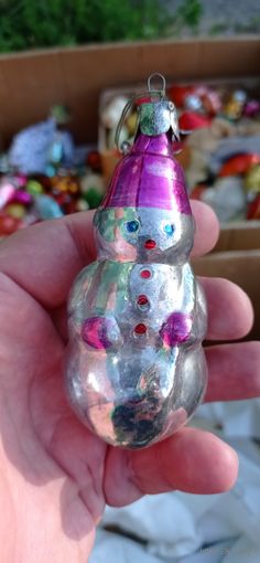РЕДКАЯ ЁЛОЧНАЯ ИГРУШКА СССР СНЕГОВИК КАТАЛОГ СОСТОЯНИЕ ! НА  ФОТО . ОРИГИНАЛ  .  Распродажа Коллекции !!! . Экспресс  Аукцион  не с рубля без МПЦ и прочего 3 ДНЯ  .Много лотов в продаже .