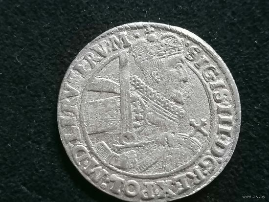 Орт 1621 г. Сигизмунд. С рубля.