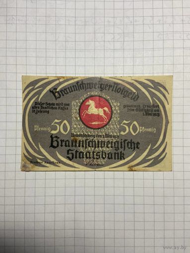 Нотгельд 50 пфеннигов 1921 год. -2112