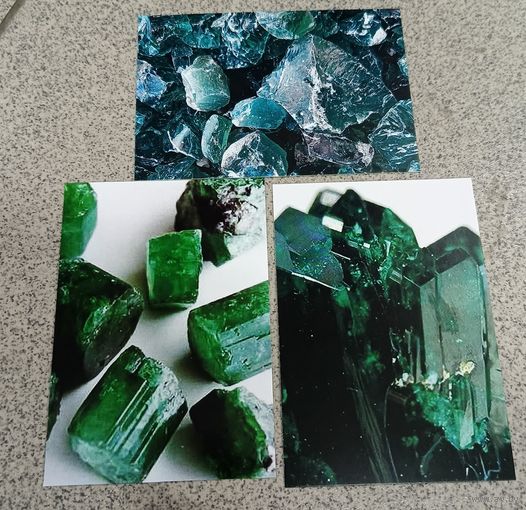 Календарики карманные 2025 3 шт минералы, камни