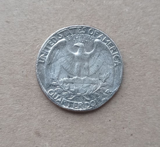 США квотер  = 25 центов 1970 год D