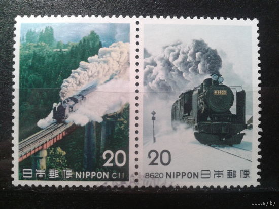 Япония, 1975. Паровозы, сцепка