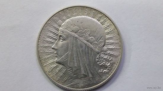 5 злотых 1933 UNC