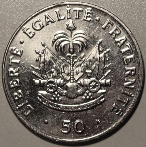 Гаити 50 сантимов 2011 год