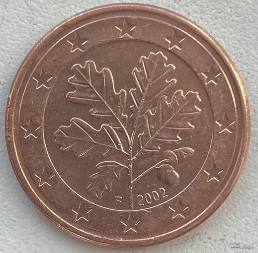 Германия 5 евроцентов 2002 г. F