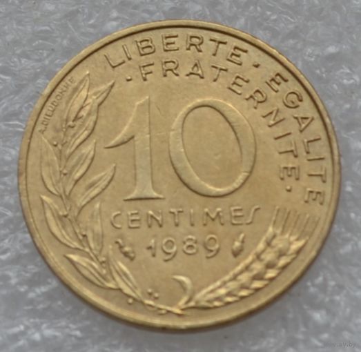 Франция, 10 сантимов 1989 г.